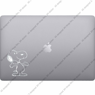 snoopy 4 สติ๊กเกอร์ 3M ลอกออกไม่มีคราบกาว  Removable 3M notebook labtop sticker, สติ๊กเกอร์ตกแต่ง โน๊ตบุ๊ค