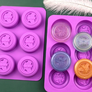 แม่พิมพ์ ซิลิโคน รูปวงกลมลายผึ้ง  round honeycomb silicone molds