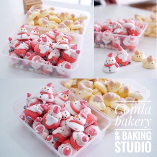 Comla Bakery & Baking Studio - 🍬🍡 คลาสออนไลน์มาชเมลโล่ Marshmello cute 🍡🍬