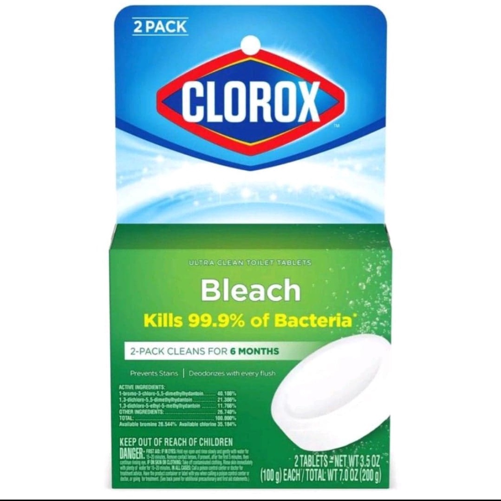 มาแล้วพร้อมส่ง-clorox-ก้อนทำความสะอาดชักโครก-ใช้แล้วไม่ต้องขัด-ของแท้-100