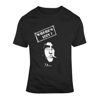 สินค้าขายดี เสื้อยืดลําลอง แขนสั้น พิมพ์ลาย Izzy Stradlin WhereS Izzy Rock And Roll Fan Gnr สําหรับผู้ชาย