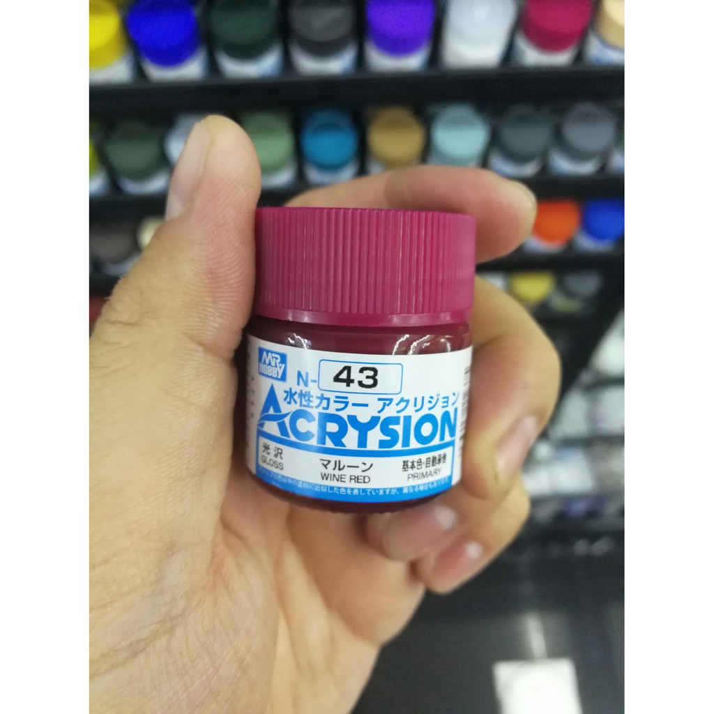 สีสูตรน้ำ-mr-acrysion-color-n43-wine-red-gloss-10ml