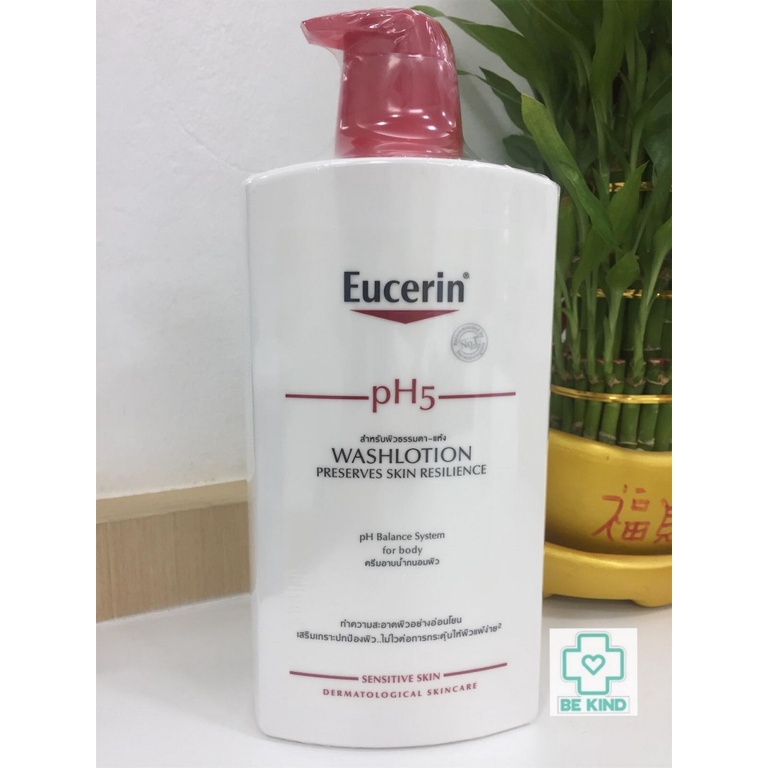 eucerin-ph5-washlotion-1000ml-ผลิตภัณฑ์อาบน้ำสำหรับผิวธรรมดา-ผิวแห้ง-หมด