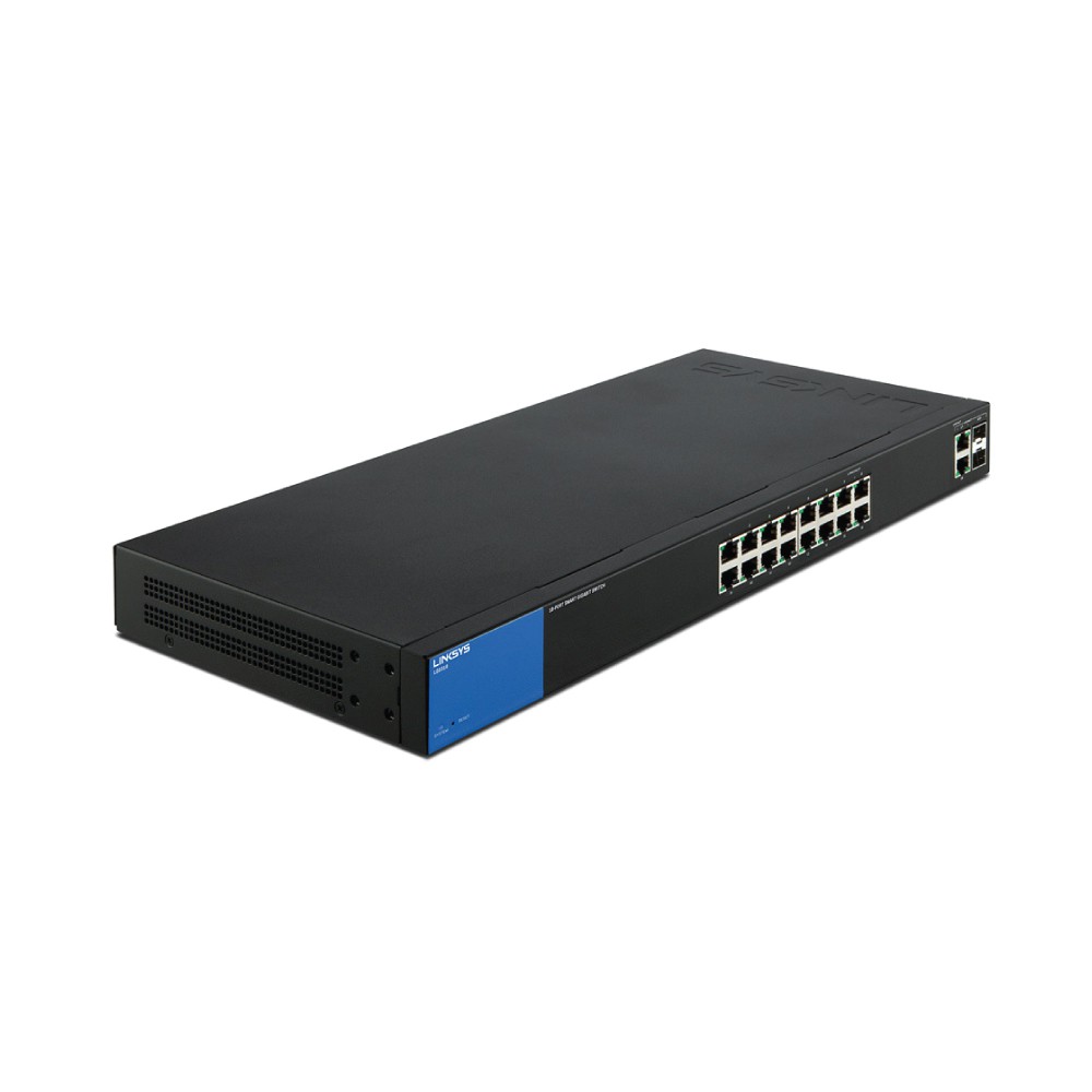 linksys-smart-gigabit-switch-16-port-2sfp-รุ่น-lss-lgs318-ap-รับประกัน-1-ปี