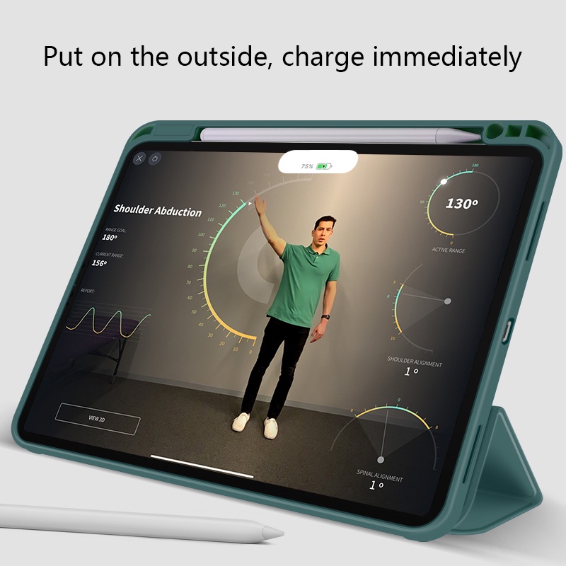 ภาพสินค้าเคสสำหรับไอแพด  Air5 Air4 /mini6 /iPad 11Pro (ปี18/20/21) รุ่นใหม่ ชาร์จปากกาในช่องใส่ปากกาได้เลย เคสสำหรับไอแพด air5 จากร้าน iclubgadget บน Shopee ภาพที่ 2