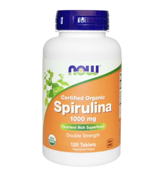 spirulina-สาหร่ายสไปรูไลน่า-500mg-100-เม็ด-1000mg-หรือแบบผง