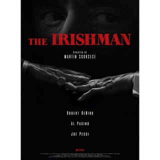 โปสเตอร์หนัง The Irishman คนใหญ่ไอริช โปสเตอร์ Poster รูปภาพ ภาพติดผนัง โปสเตอร์ภาพพิมพ์ ตกแต่งบ้าน