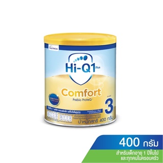 ราคาHI-Q Comfort  ไฮคิว1+ คอมฟอร์ท พรีไบโอโพรเทก 400 กรัม (นมสูตรเฉพาะช่วงวัยที่3)1กระป๋อง