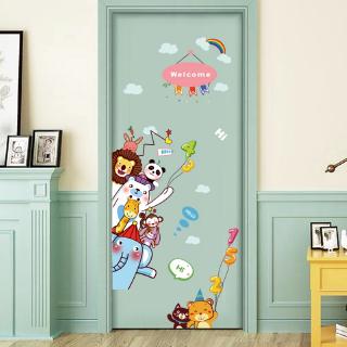 [Zooyoo] สติกเกอร์ติดผนัง ลายการ์ตูนสุดน่ารัก สำหรับตกแต่ง