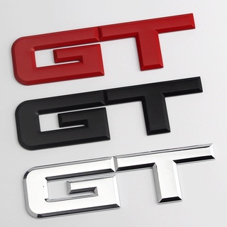 สติกเกอร์ฉลากโลหะ ลายโลโก้ FORD GT ตัวอักษร สําหรับติดตกแต่งรถยนต์ FORD MUSTANG 2015