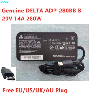 New Genuine DELTA ADP-280BB B 20V 14A 280W AC Adapter For MSI GE66 GE76 GP76 Clevo X170SMG Gaming Laptop Power Supply Ch