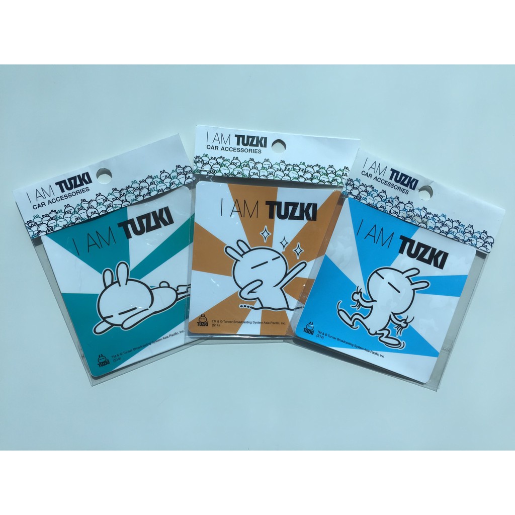 สติ๊กเกอร์สูญญากาศ ติดป้ายภาษี พรบ. ลายลิขสิทธิ์แท้ ลาย Tuzki | Shopee ...