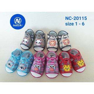 สินค้า รองเท้าเด็กหัดเดิน NC-20115 NCnoochi มีเสียงปิ๊บๆ