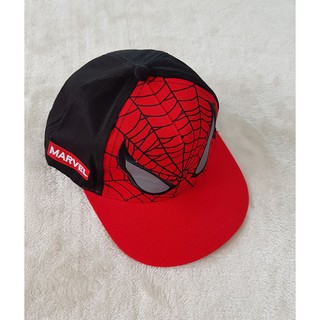 หมวก cap ลาย spiderman สวยๆ มีปัก marvel ด้านข้าง