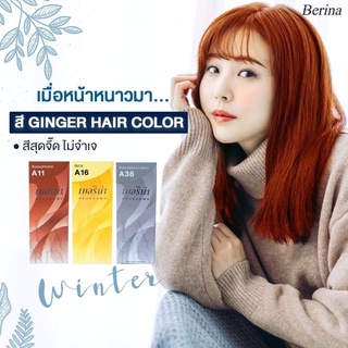 สีผมเบอริน่า สี Ginger hair โทนแดงๆส้มๆ