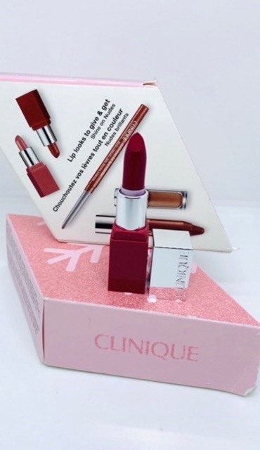 clinique-06-ลิปสติก-rose-pop-ของแท้-ขนาดทดลอง