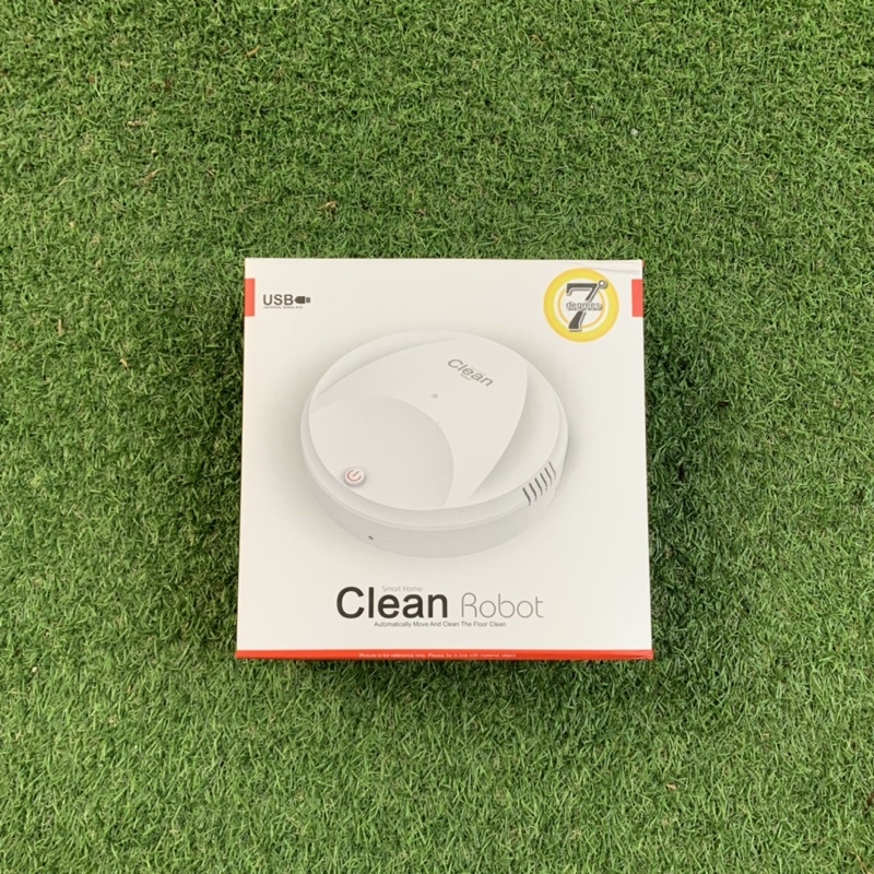 หุ่นยนต์ดูดฝุ่น Smart Home Clean Robot 7 Degrees สีขาว (New) Shopee