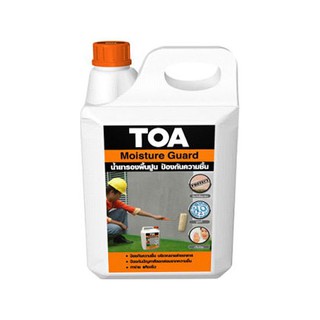 TOA MOISTURE5L CEMENT ADMIXTURE LUBRICANT น้ำยารองพื้นกันความชื้น TOA MOISTURE 5 ลิตร หมั่นโป๊ว เคมีภัณฑ์ก่อสร้าง วัสดุก