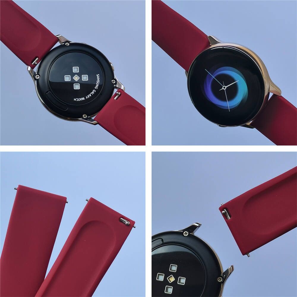 ภาพหน้าปกสินค้าสายนาฬิกาข้อมือซิลิโคน 20มมสําหรับ Samsung Galaxy watch 4 40 44มม. / Watch4 Classic 42 46มม. จากร้าน tongjia.th บน Shopee