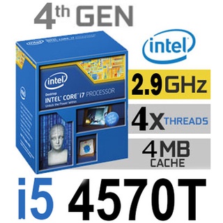 CPU INTEL CORE i5 4570T (Socket 1150) มือสอง พร้อมส่ง แพ็คดีมาก!!! [[[แถมซิลิโคนหลอด พร้อมไม้ทา]]]