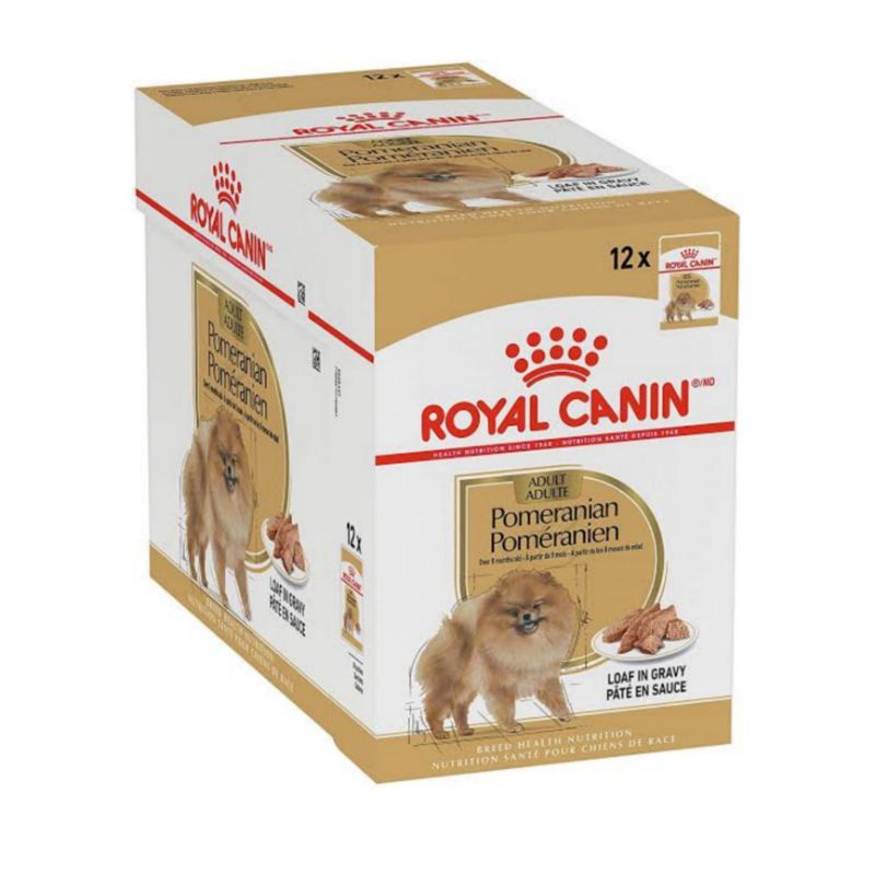 royal-canin-pomeranian-loaf-85g-12-ซอง-รอยัลคานิน-อาหารสุนัข-สุนัขโต-พันธุ์-ปอมเมอเรเนียน