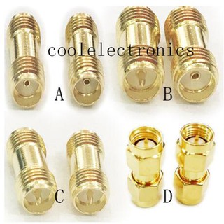 ภาพหน้าปกสินค้าSMA Female to SMA Female RP-SMA Female SMA Male RF อะแดปเตอร์เชื่อมต่อ 2 ชิ้น ที่เกี่ยวข้อง