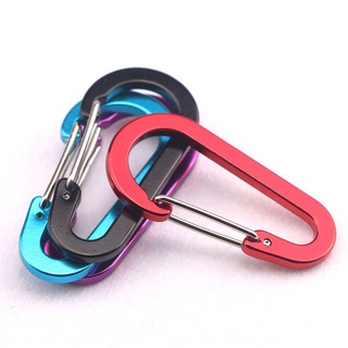 6CM Carabiner S-Shape Camping Equipment Backpack Buckle (1 ชิ้น)
