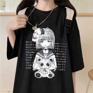 【hot sale】แฟชั่น เสื้อยืดแขนสั้นลําลอง ทรงหลวม ลายการ์ตูน สไตล์ญี่ปุ่น แฟชั่นฤดูร้อน สําหรับเด็กผู้หญิง 2022