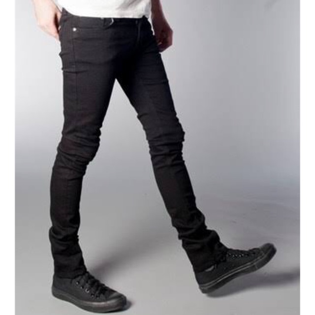 nudie-jeans-รุ่น-tube-tom-black-black-ไซส์25-ยาว-32