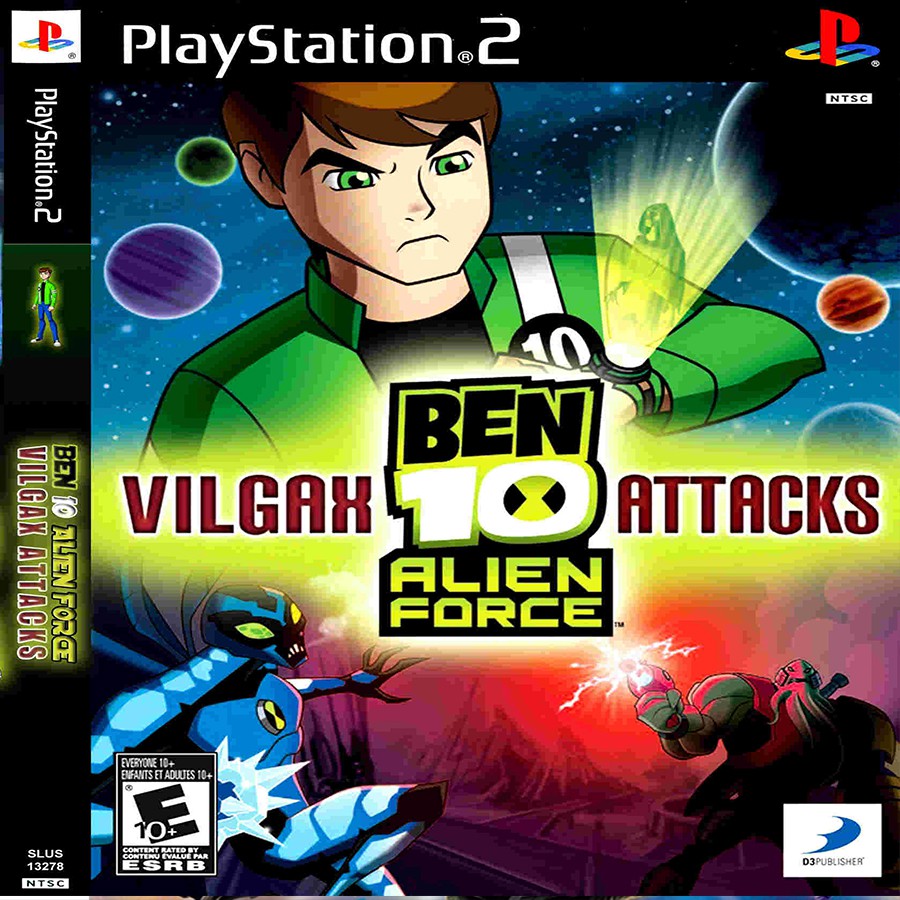 แผ่นเกมส์-ps2-เกมแนะนำ-ben-10-alien-force-vilgax-attacks