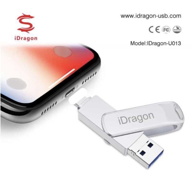 [โอนข้อมูลไวกว่าเดิม ️] iDragon iDrive iReader USB3.0 แฟลชไดรฟ์ เก็บ ...