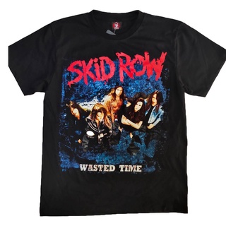 ▦✇♛เสื้อวงร็อค Skid Row Tshirt Rock เสื้อยืดวงร็อค Skid Row