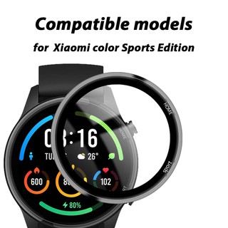 ภาพขนาดย่อของภาพหน้าปกสินค้า3Dฟิล์มกันรอยหน้าปัดนาฬิกาข้อมืออัจฉริยะ แบบเต็มขอบ สไตล์กีฬา สำหรับนาฬิกา Mi Watch จากร้าน sunshinexu01.th บน Shopee