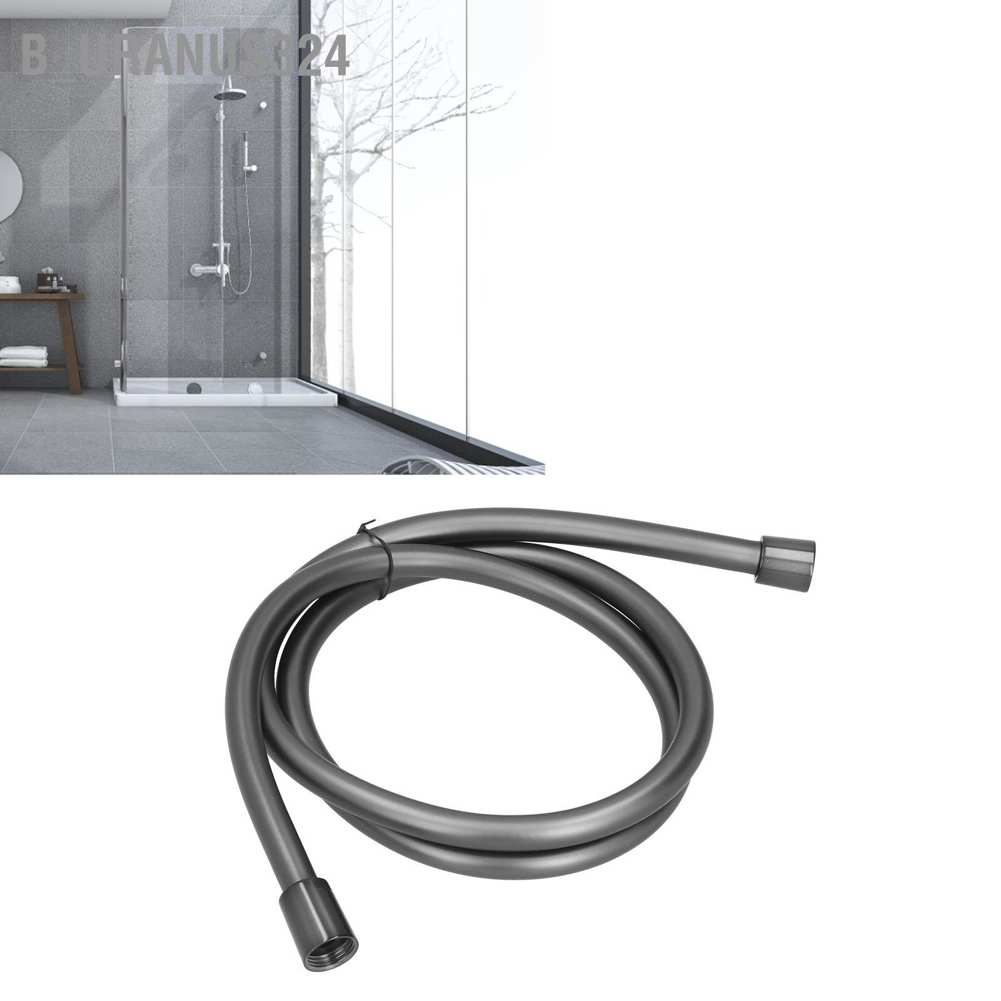 b-uranus324-pvc-shower-hose-1-5m-handheld-smooth-and-anti-entanglement-durable-tube-grey-for-bathroom