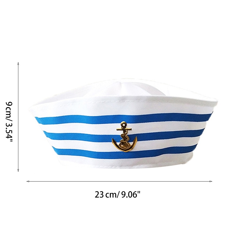 หมวกทหาร-หมวกทหาร-หมวกกะลาสี-หมวกเรือใบ-สีขาว-สําหรับเพื่อน-วันเกิด