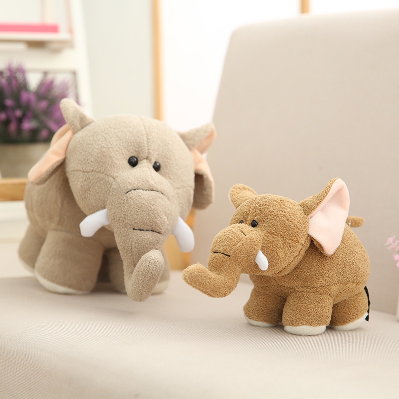 ตุ๊กตาช้างน่ารัก-ผ้ากํามะหยี่ขนนิ่ม-เครื่องประดับ-สําหรับตกแต่ง
