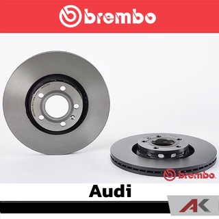 จานเบรก Brembo Audi A4 ปี 2004 A6 ปี 1998 หน้า เบรคเบรมโบ้ รหัสสินค้า 09 8690 11 (ราคาต่อ 1 ข้าง)