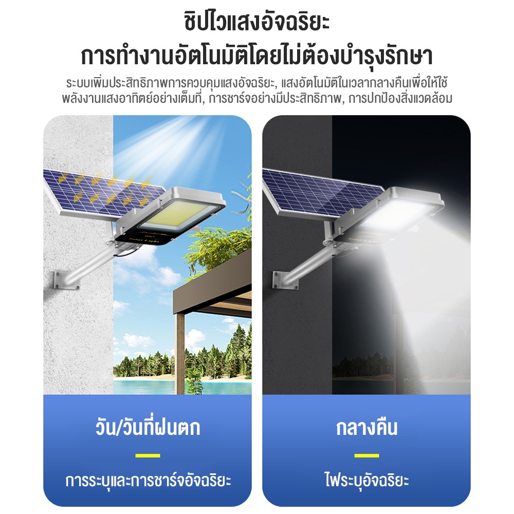 โคมไฟถนน-โคมไฟถนนโซล่าเซล-ไฟถนนโซล่าเซลล์-led-ไฟสวน-ไฟถนน-เซ็นเซอร์-พร้อมรีโมท-ไฟโซลาเซลล์-solar-light-กลางแจ้งกันน้ำ