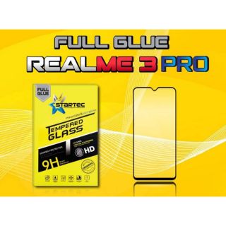 ฟิล์มกระจกนิรภัยเต็มจอ Realme3 Pro ยี่ห้อStartec คุณภาพดี ใสเสมือนจริง ทัชลื่น ปกป้องหน้าจอได้ดี