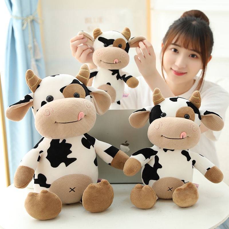 ของเล่นเด็ก-ตุ๊กตาวัวน่ารัก-ของขวัญวันเกิด-ตุ๊กตา-วัวนม-น่ารัก-นุ่มนิ่ม-มีพร้อมส่ง-มีพร้อมส่ง