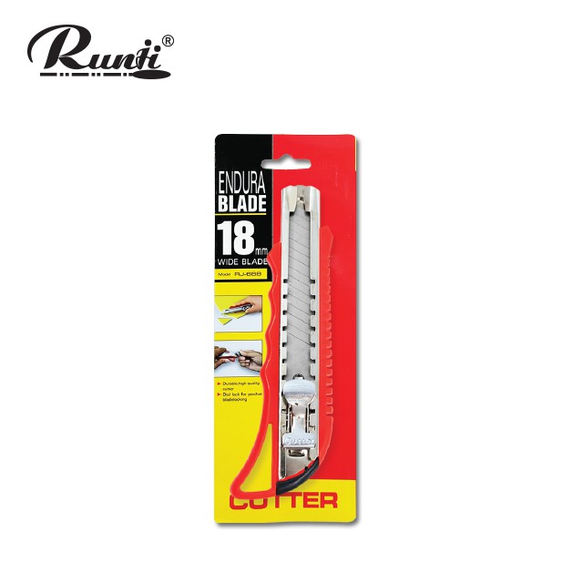 runji-มีดคัตเตอร์-18mm-cutter-knife-1-ชิ้น