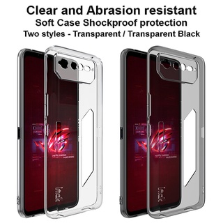 เคสโทรศัพท์มือถือ ซิลิโคนนิ่ม TPU ใส กันกระแทก สําหรับ ASUS ROG Phone 6 ROG6