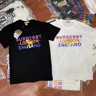 ! เสื้อยืดแขนสั้น พิมพ์ลาย Burberry Little Moose น่ารัก สําหรับผู้ชายสามารถปรับแต่งได้