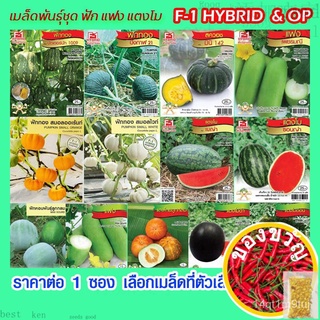 เมล็ดอวบอ้วน100%เมล็ดพันธุ์ ชุด ฟัก แฟง แตงโม เจียไต๋ ตราเครื่องบิน F-1 Hybrid ผักสวนครัว เมล็ดผัก เมล็ดพันธุ์พืช เมล็ดพ