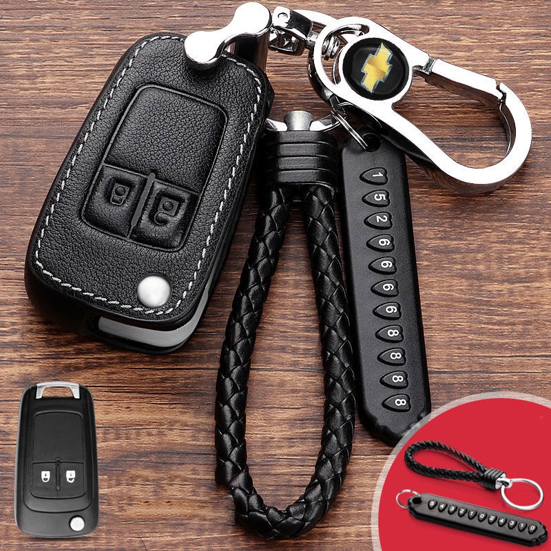 เคสกุญแจรถยนต์-chevrolet-ปลอกกุญแจ-กระเป๋าใส่กุญแจรถยนต์-รุ่นกุญแจพับ-กันเปื้อน-เคสหนังใส่กุญแจรีโมทกันรอย