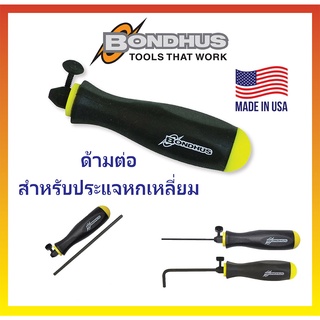 🔥ขายปลีกพร้อมส่ง🔥ด้ามจับประแจหกเหลี่ยม/ก้านหกเหลี่ยม BONDHUS HandyHex - Made in USA ไขควงขันน๊อต #86900-86902