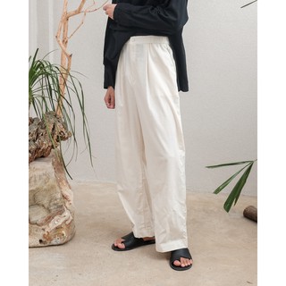 Summer Linen Easy Pants in Beige | กางเกงขายาวผ้าลินินผสมสีเบจ