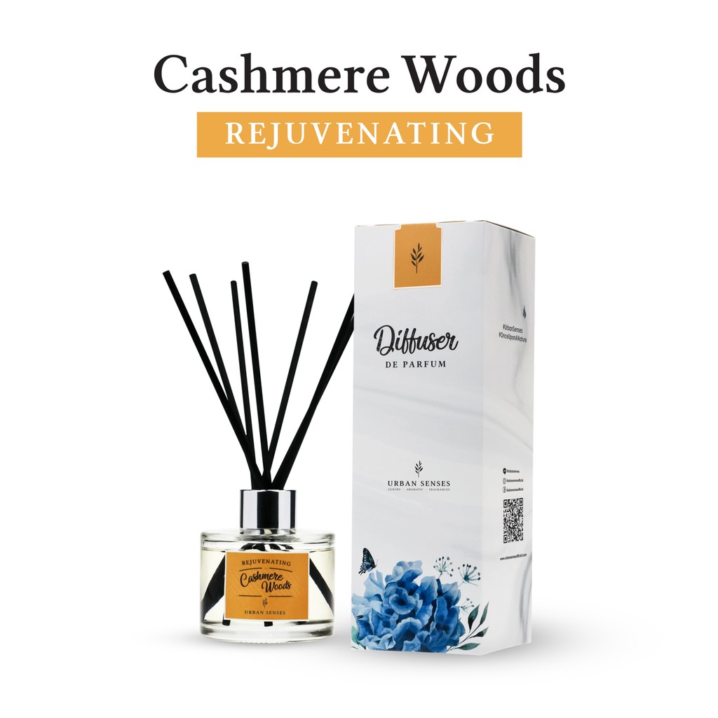 ก้านไม้หอม-ไม้กระจายความหอม-ไม้กระจายกลิ่น-ตกแต่งบ้าน-urban-senses-aromatic-reed-diffuser-cashmere-woods