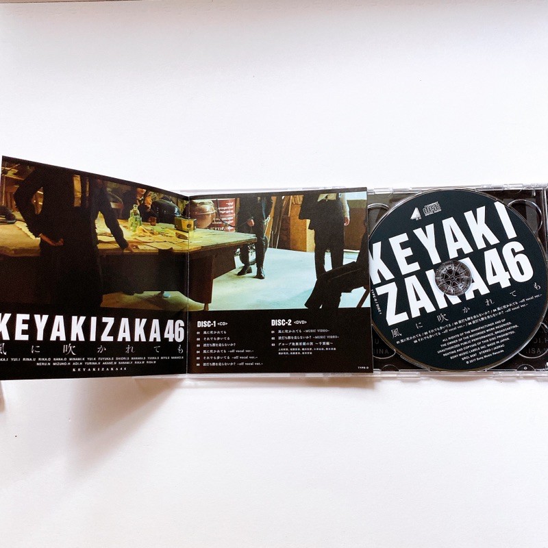 keyakizaka46-46-cd-dvd-single-kaze-ni-fukarete-mo-limited-edition-type-d-ไม่มีโอบิ