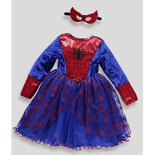 ชุดแฟนซี ชุดคอสตูม เจ้าหญิง Kids Spider-Girl Fancy Dress Costumeลิขสิทธิ์แท้ นำเข้า UK